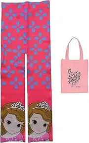[Disney] Big Girls' Sofia The First Tights & Tote - 2 Piece Gift Set