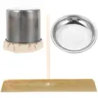 Pancake Oil Brush Set Spreader for Crepes Sponge Utensils Making Tool Kit