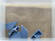 LEGO Parts - Sand Blue Wedge 2 x 1 x 2/3 Right - No 29119 - QTY 5