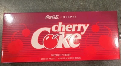 Morphe X Coca Cola Cherry Coke Artistry Eyeshadow Palette W/ 18 Shades