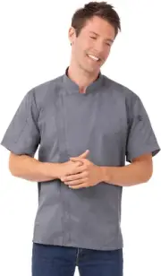 Men'S Springfield Chef Jacket, Ink Blue, Large