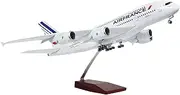 Replica Pre-Build Aircraf Scale Aircraft Model1/160 for 47CM Airbus A380 Aircraft in ScaleFrance Airline Model Boys Teenagers Adult Lovers Collection Display Gift Collection Gift Display
