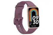 TODO Fitness Tracker Smart Watch BT 5.0 1.47" Display Thermometer BPM Monitor - Purple