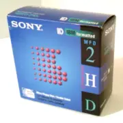 Sony~10MFD-2HD~Micro Floppy Disk~Double Sided~1.44MB~Box of Nine