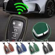 Protective Leather Key Fob Cover Case for Chevrolet For Camaro For Cruze Brown