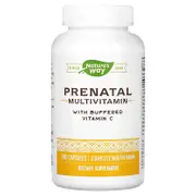 Nature's Way, Prenatal Multivitamin with Buffered Vitamin C , 180 Capsules