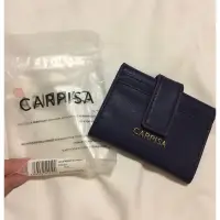 在飛比找蝦皮購物優惠-義大利帶回專櫃正品全新CARPISA深藍卡夾