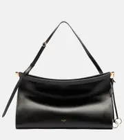 [Alaia] Alaïa Le Click Large leather shoulder bag One Size black
