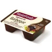 Masterfoods BBQ Sauce Squeezy Individual Portions Barbeque 14g 100 Carton Squeeze-On Bulk Box