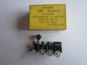 Elvin Product #980 Miniature Old Timer Hand Painted Wood Burning Locomotive NIP