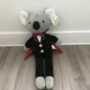 Spark Create Imagine Vampire Koala Bear Plush Stuffed Animal Baby Rattle Toy