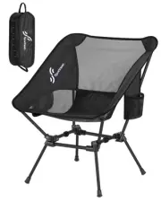 Backpacking Chair, Lightweight Portable Camping Chair for Adults Foldable Out...