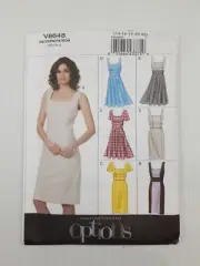 Vogue Sewing Pattern 8648 V8648 Misses Lined Dress Pattern Size 14-22 NEW