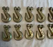 3/8" Grade 70 Clevis Grab Hook listing includes 10 hooks