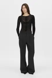 Figue Long Sleeve Top in Slate Grey - CAMILLA AND MARC® C&M
