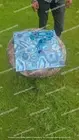 Blue Agate Modern Coffee Top Table Garden Side Top Furniture Decor