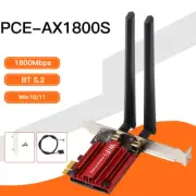 PCIe WiFi 6 AX1800Mbps MT7921 WiFi Bluetooth Adapter for Desktop PCI-E WiFi Card