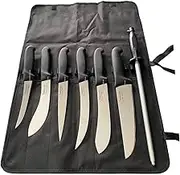 Diekensen 8PCS Butcher Knife Set - Kitchen Knives Set for Professional Butchering (Black)