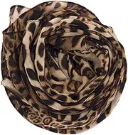 [Vikodah] Womens Silky Neck Scarf Chiffon Scarves Soft Smooth Satin Bandana Head Wraps Extra Large Size