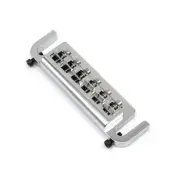 Wraparound Electric Bridge Tailpiece Intonatable Combo Bridge Tailpiece Chrome