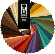 Autumn Swatch Fan by Color Me Beautiful, Personalized Color Guide for Selecting Clothing, Makeup and Accessories, Portable and Compact, 48 Custom Matched Chips