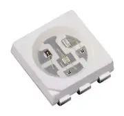 100 x RGB 5050 SMD PLCC-6 LED Water Clear