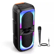 2000W Portable Bluetooth Speaker Sub Woofer Heavy Bass Sound System Party & Mic