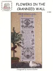 Rosewood Manor Designs / Karen Kluba ~ C-010 Flowers In The Crannie Wall + Charm