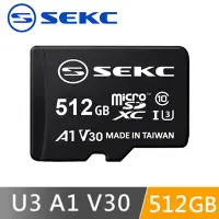 在飛比找Yahoo奇摩購物中心優惠-【SEKC】 MicroSDXC U3 V30 A1 512