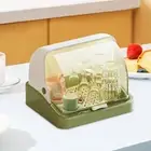 Cup Drying Rack Tableware Storage Box Dustproof Desktop Tea Cup Rack Dustproof