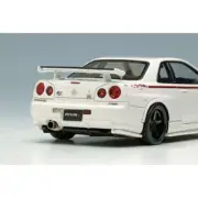 Em436E 1/43 Nissan Skyline Gt-R Bnr34 Nismo R-Tune White Resin Cast Mini Car