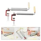 Stainless Steel Rolling Pin Non Stick with Wooden Handle Roller for Dough Making