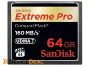 SanDisk 64GB Extreme Pro CF CompactFlash Memory Card - 160MB/s