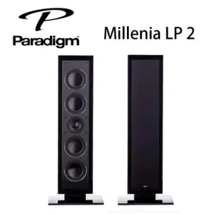 加拿大Paradigm Millenia LP 2 超薄型落地式 / 壁掛式平面喇叭 黑色 /支