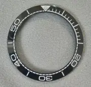 Black Ceramic bezel insert 41.5mm Omega Divers Watch Seamaster Planet Ocean