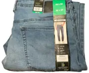Buffalo David Bitton Jeans Men 38X34 Blue Adam Slim Stretch Comfort Soft Repreve