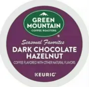 Lot NIB 24ct Kcup Green Mountain Coffee Dark Chocolate Hazelnut Brew Pod Holiday
