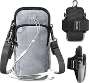 Phone Holder for Running Armband Cell Phone Purse Crossbody for Women Men Kids,iPhone 16 16e 15 14 13 12 11 Pro Max Xs Xr X Plus Mini Galaxy Ultra Edge 25 S24 S23 S22 S21 Note 20 Bag Arm Band