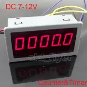 DC 7-12V 0.56" Red LED Digital Counter & Timer & Meter count Multi-function