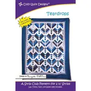 Teardrops Quilt Pattern By Cozy Quily Pattern Quilting Sewing DIY