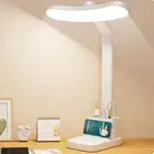 Removable Pen Holder LED Desk Lamp Plug-in Folding Night Light Student