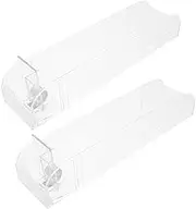 Cabilock 2Pcs Automatic Cigarette Display Stand Streamlined Push Rack for Efficient Stocking Compact Storage Organizer for Shops Space Saving Design