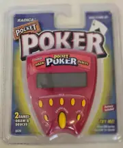 RADICA POCKET POKER Handheld Electronic 8020 Game SEALED 1999 Brand New
