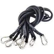 4 Pack 48 Inch Elastic Bungee Cords Straps w/ Carabiner Hooks for Camping Tarps