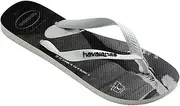 [havaianas] Men's Hype Whitewhiteblackblack Flip-Flop