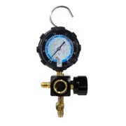 Pressure Gauge R410A R22 R404A Single Manifold Gauge with Control Valve for4953