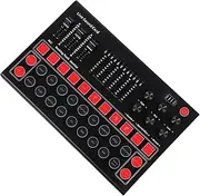 HOMSFOU M9 Live Sound Card Audio Mixer Voice Changer Led Lights Ideal for Mobile Streaming