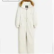 jcrew primaloft snowsuit L large white NWT