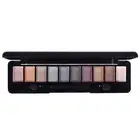 10 Colors Shimmer Matte Eyeshadow Palette with Eye Shadow Makeup Brush