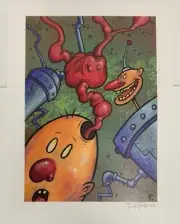 Frank Forte Signed 8.5x11 Inch Print Brain Removal Asylum Press